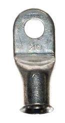 3/0 AWG 3/8" Copper Tinned Plated Lugs Bag of 5 - Click Image to Close